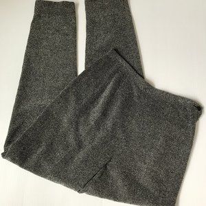 L'EQUIPE Black White Speckled Woven Tapered Pants